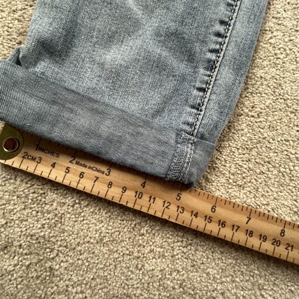 Denizen From Levi's Boyfriend Jeans Womens 9 Blue Denim Tapered Leg Distressed - Picture 7 of 9